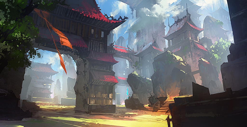 The last town by Zudartslee on DeviantArt