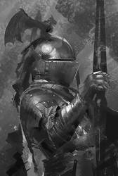 knight Photo study Sketch