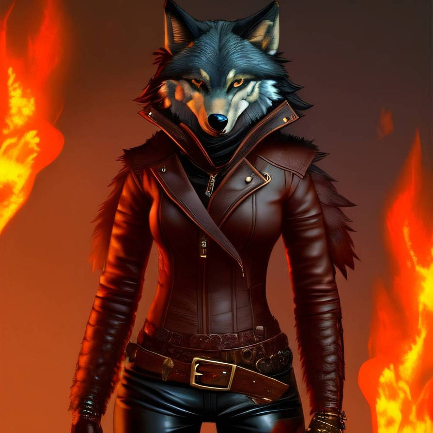 Female Wolf ranger fire magic by WolfGodess15 on DeviantArt