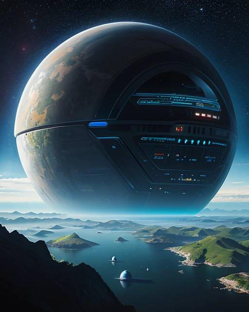 Planet sized ship by WolfGodess15 on DeviantArt