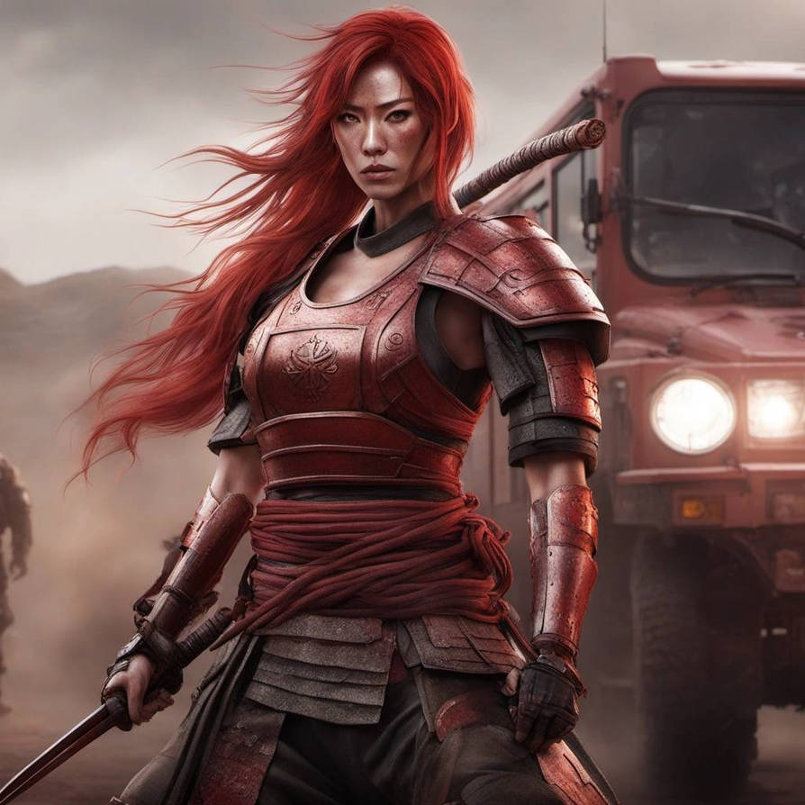 Female Samurai 3 by WolfGodess15 on DeviantArt