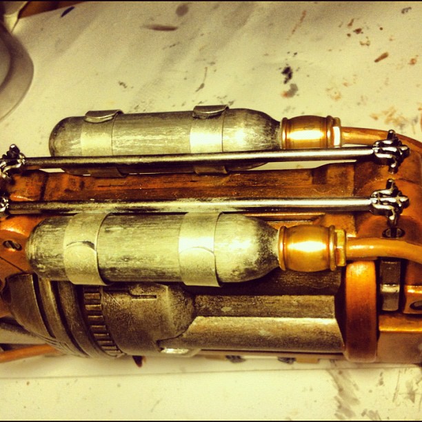 Steampunk Nerf Gun Maverick N-Strike Mod : Under