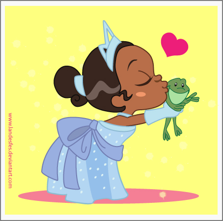 Chibi Princess Tiana by landesfes