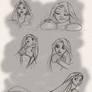 Rapunzel Sketches