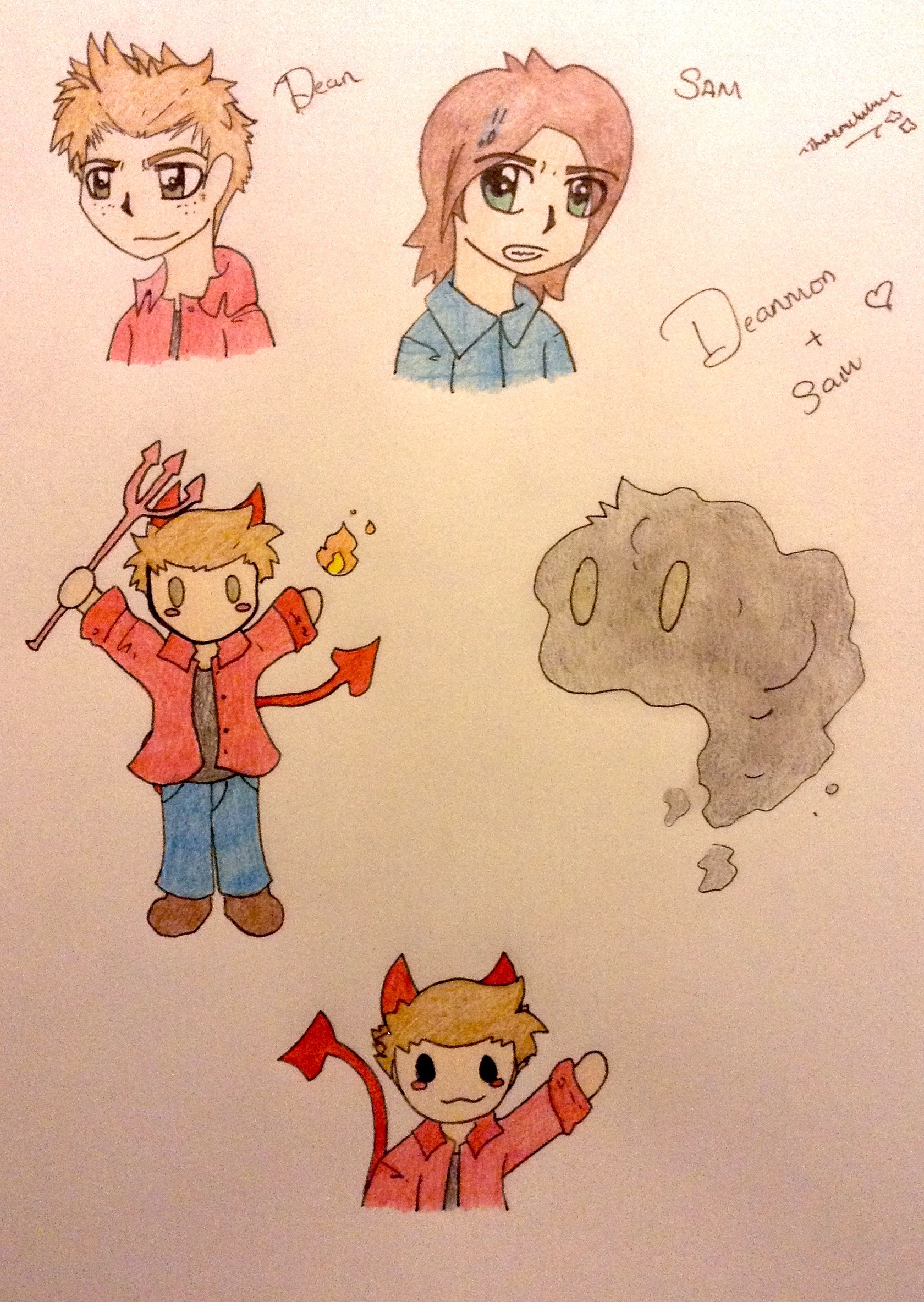 Supernatural doodles~