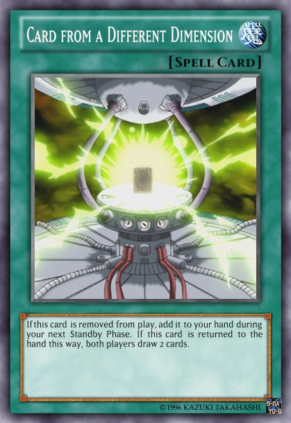 card from a different dimension yugioh Yu-Gi-Oh! - Dragon (DT04-EN004) - Duel Terminal 4-1st Edition Return from the Different Dimension