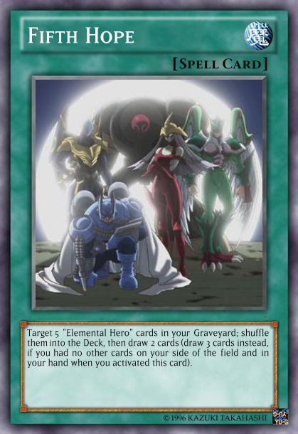 fifth hope yugioh card Yu-Gi-Oh! - SGX2-ENE07 - Common Mint / near mint condition trading card Fifth Hope by aj456 on