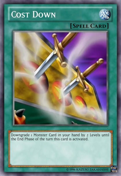 cost down yugioh card Dark Revelation 1 Ultra Rare DR1-EN215 This is of the Secret Rare rarity. YU-GI-OH! Cost Down - MAZE-EN055