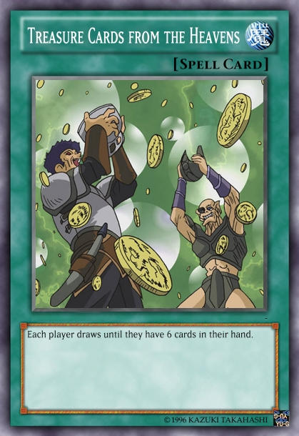 yugioh treasure cards He)art of the Pharaoh's Activate this card by discarding 5 cards Yu-Gi-Oh! Card COTD-EN032 Treasure Panda