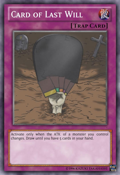 card of last will yugioh Yu-Gi-Oh! - (LC04-EN003) - Legendary Collection 4: Joey's World - Limited Edition English edition Card of Last Will (Anime