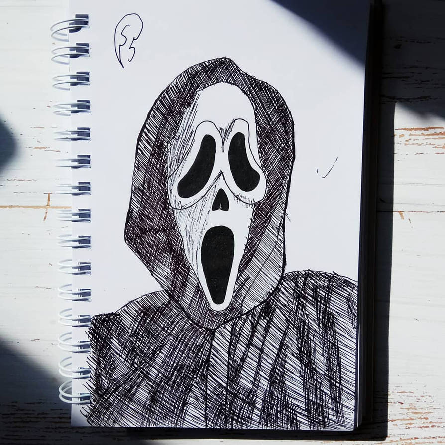 Scream Ghost face Art by Sanya560 on DeviantArt