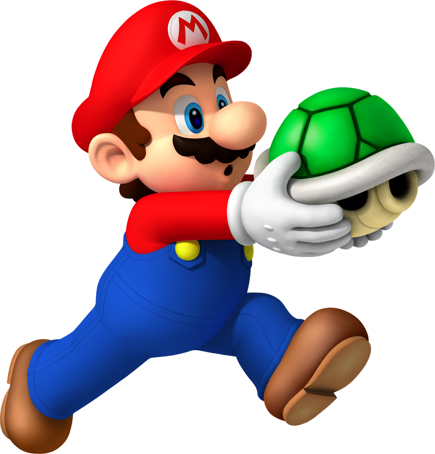 Koopa Shell Green Mario Holding a Green Koopa Shell by USANintendo on DeviantArt