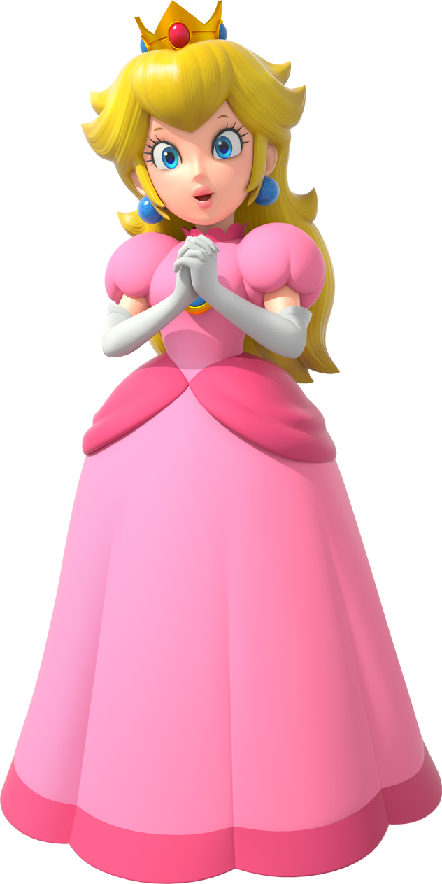 Mario and Peach (2D artwork style) by lyndonpatrick.deviantart.com on @DeviantArt