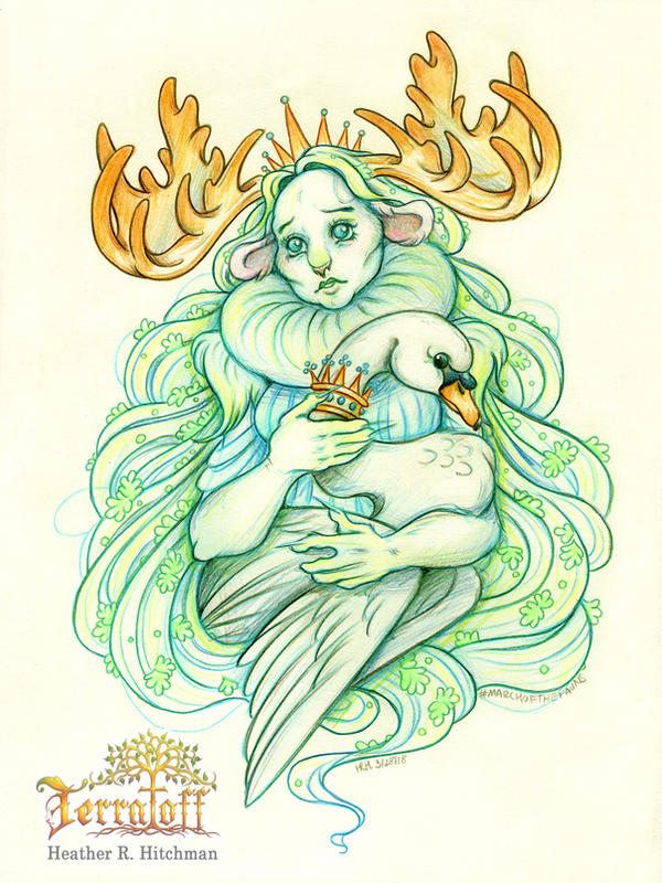 MarchOfTheFauns #8 Queen Nema by HeatherHitchman
