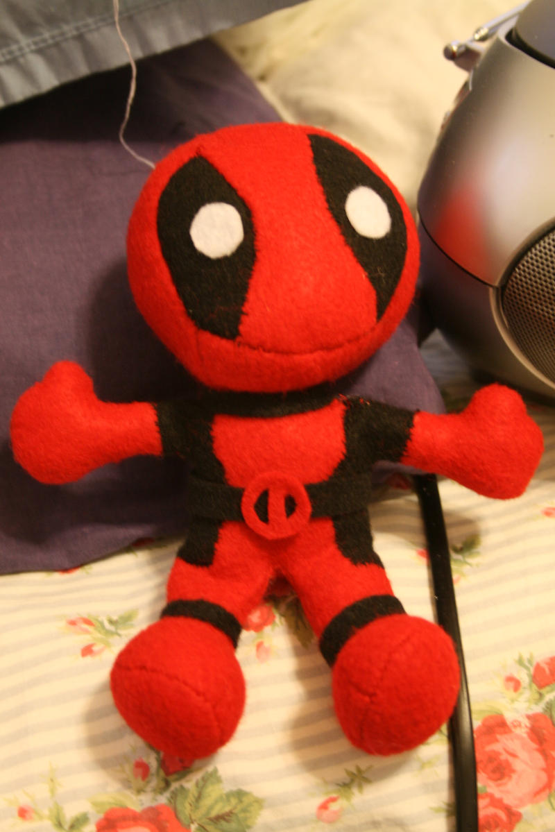Deadpool Plushie by unappreciatedart on DeviantArt
