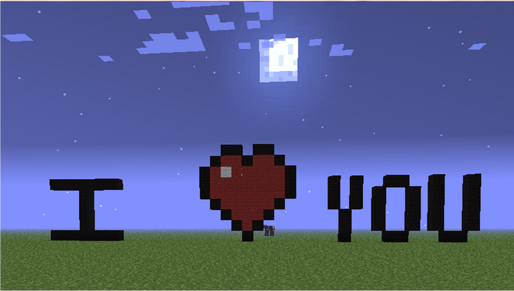 i love you - minecraft by BritishGamerWolf on DeviantArt