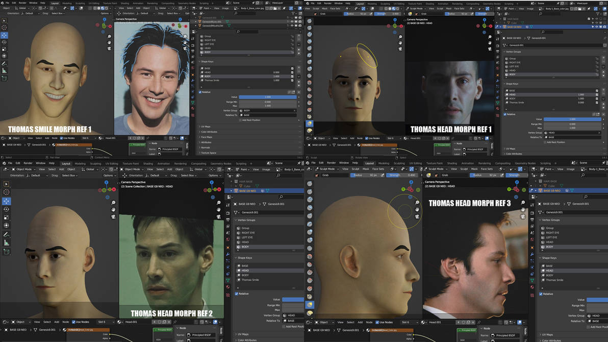 Javascript Morph Thomas Ref Head Sculpt Morph by JSFantasy3D on DeviantArt