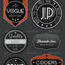 Retro Badges - Faded Vintage
