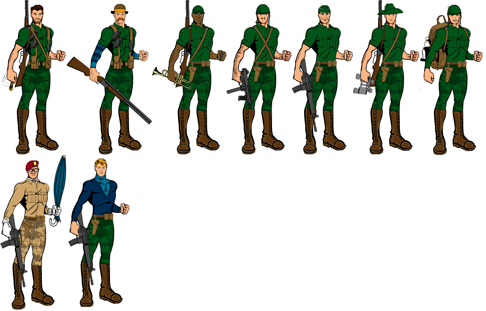 90 Howling Commandos Howling Commandos by CaptainDutch on DeviantArt