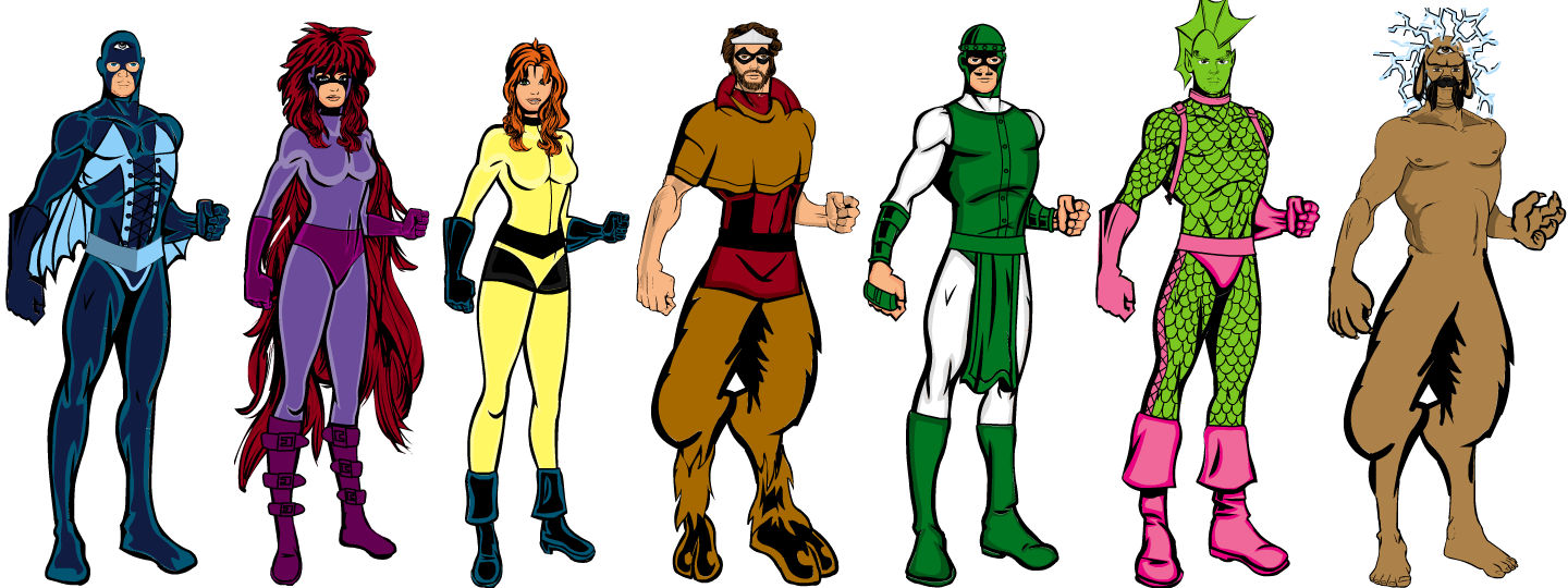 Inhumans (Inhuman Royal Family) (classic) by CaptainDutch on DeviantArt