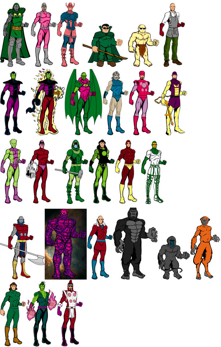 Fantastic Four Villains by CaptainDutch on DeviantArt