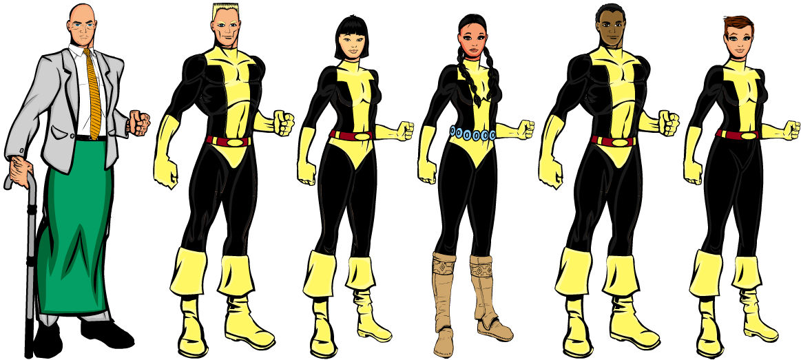 New Mutants (original team) by CaptainDutch on DeviantArt