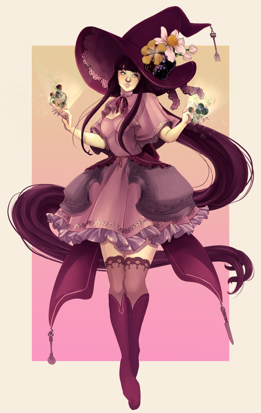 blackberry kitchen witch by decora chan on deviantart