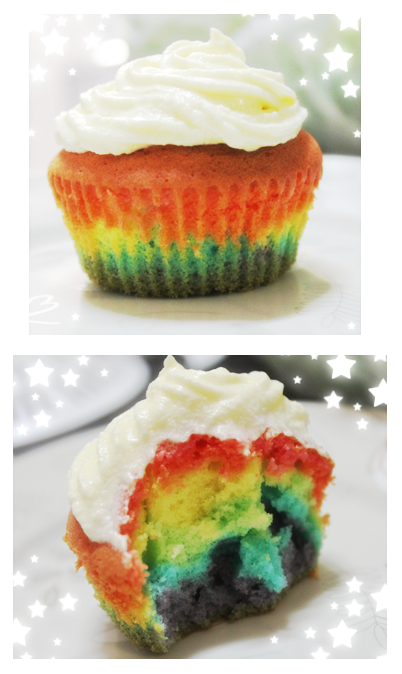 Rainbow Cupcake