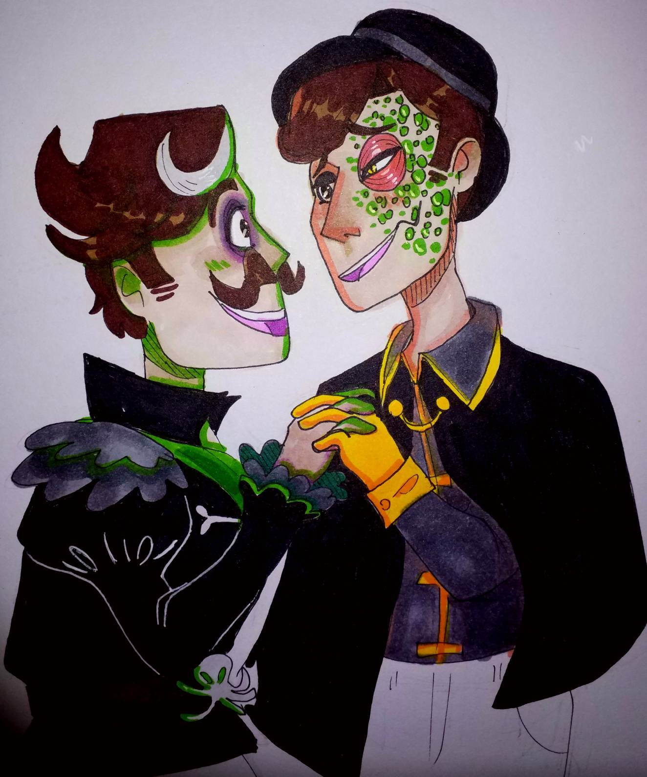 pix Sanders Sides Remus X Deceit https www deviantart com mydevilsdelight art sanders sides remus x janus 843847375