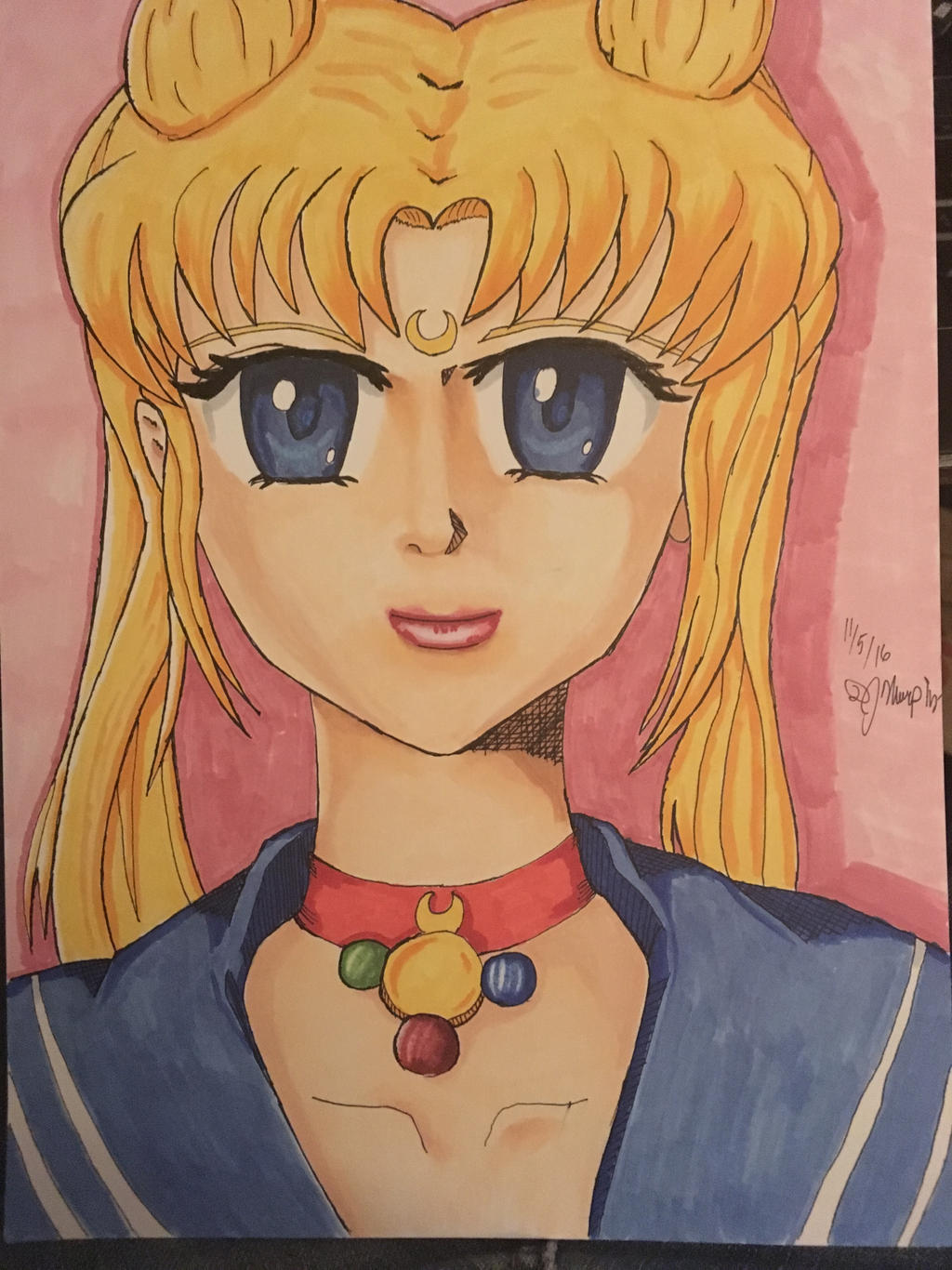 Sailor Moon (Colored)