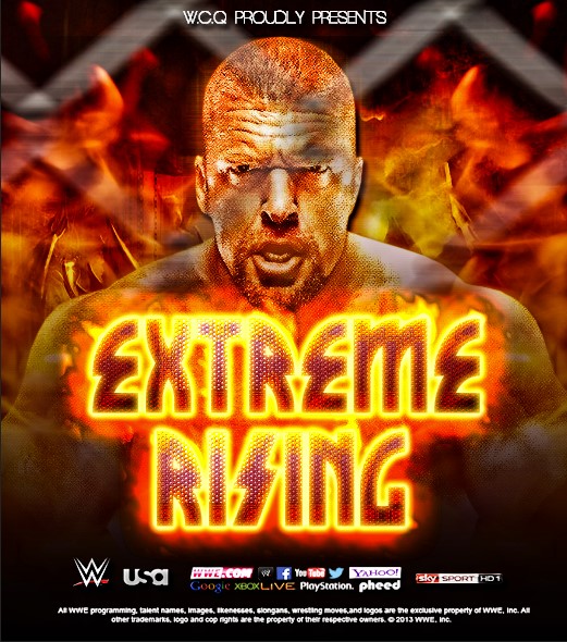 WWE Fantasy PPV Extreme Rising poster feat. HHH