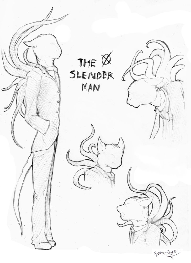 Slender Man Sketches