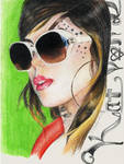 Kat Von D II by SketchbookFlavor