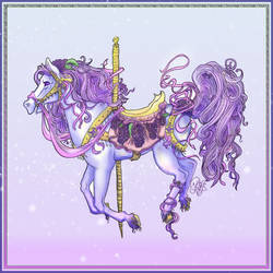 Flower Carousel -Lilac-