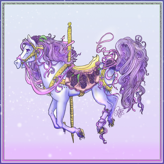 Flower Carousel -Lilac-
