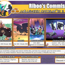 Retired commission sheet