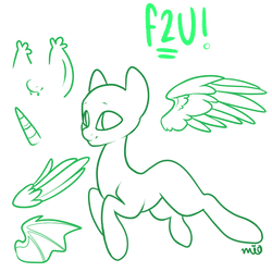F2U Pony Base 3 (Ms Friendly Version too!)