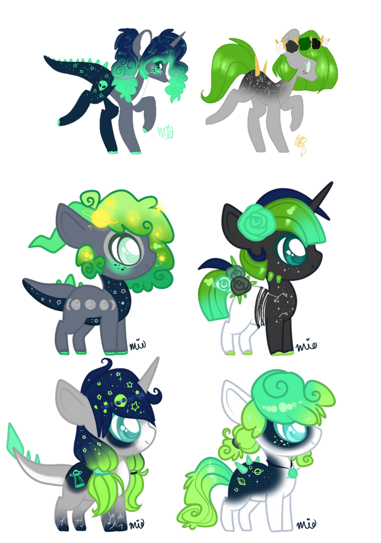 MLP Foal Adopts - aliens (Closed) by ApieceofKimmy on DeviantArt