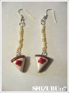 Cheesecake earrings