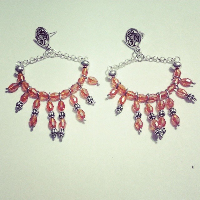 Orange Earrings