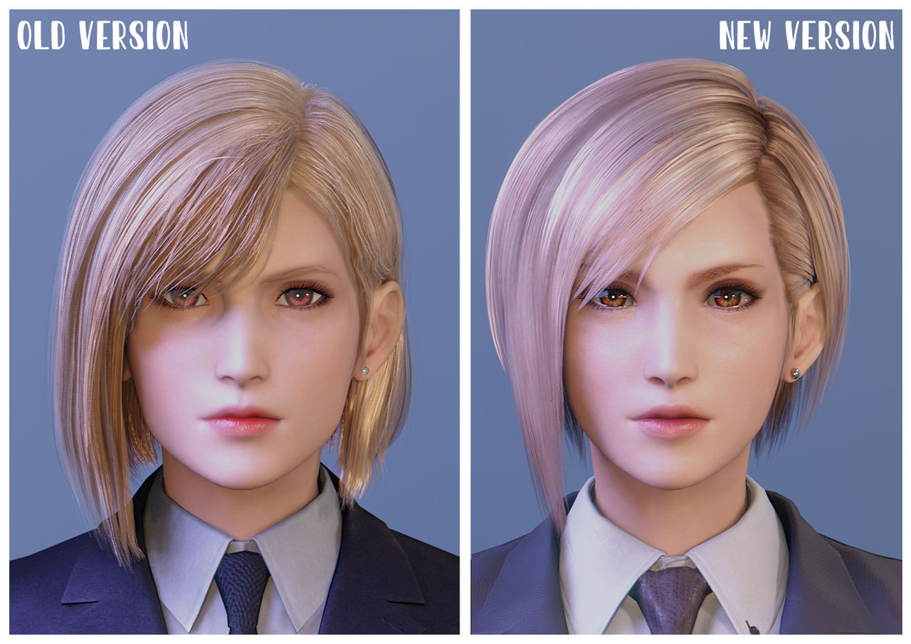 Ff7 Models Mod Elena - custom FF7 model comparison by Shizuru117 on DeviantArt