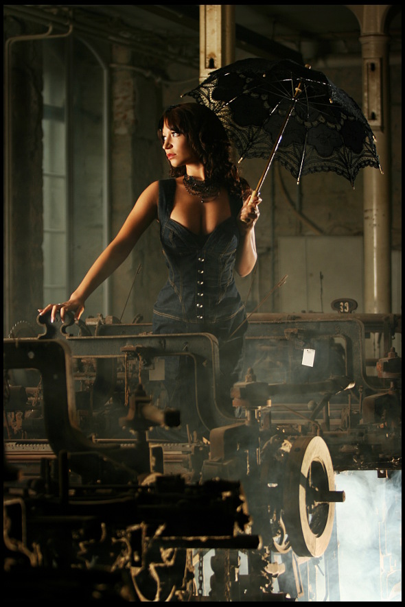 steam, machine and beauty