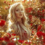 Sophia and the sunset roses