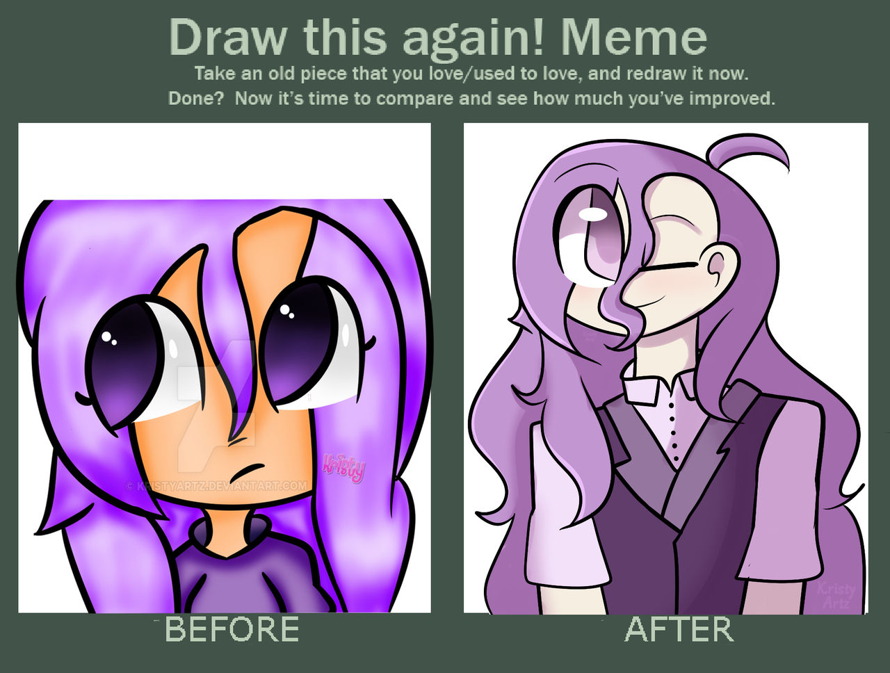 Redraw Meme By Kristyartz On Deviantart Redraw Meme By Kristyartz On Deviantart