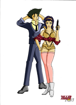 Cowboy Bebop - Spike Spiegel + Faye Valentine