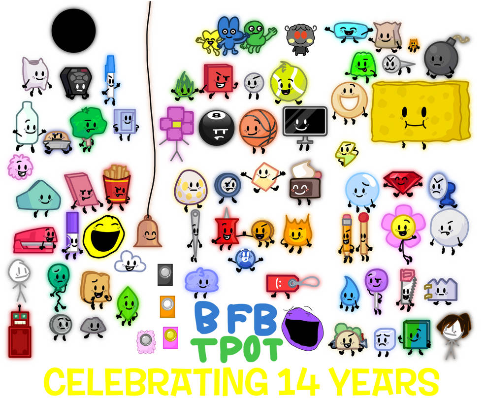 Bfb4 Battle for Dream Island 14th Anniversary! by zigzinha on DeviantArt