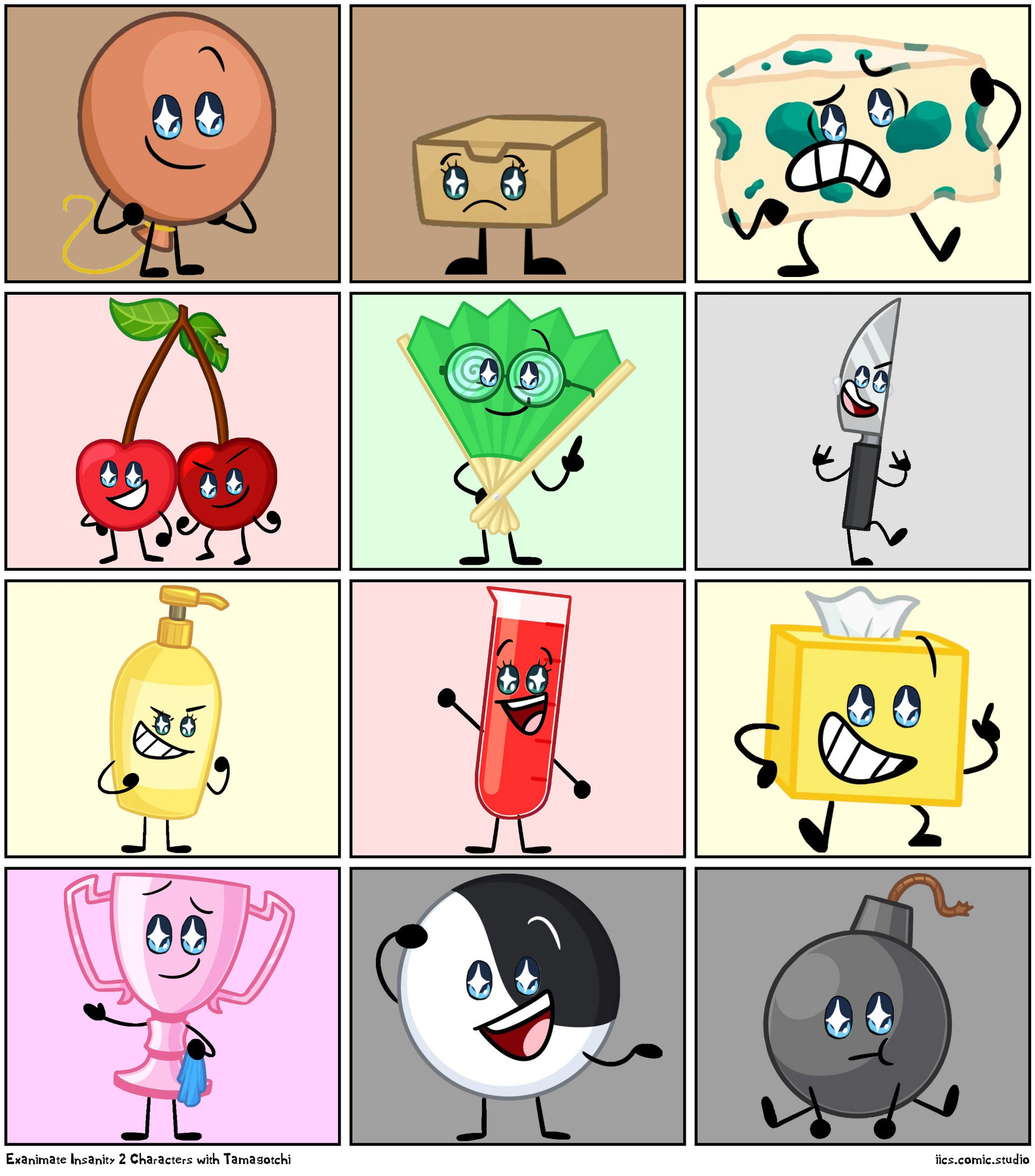 Exanimate Insanity 2 Characters with Tamagotchi by zigzinha on DeviantArt