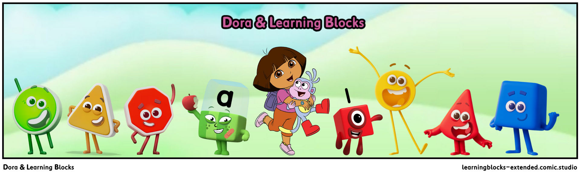 Dora and Learning Blocks by zigzinha on DeviantArt