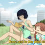 Get in the pool - Fake anime screenshot