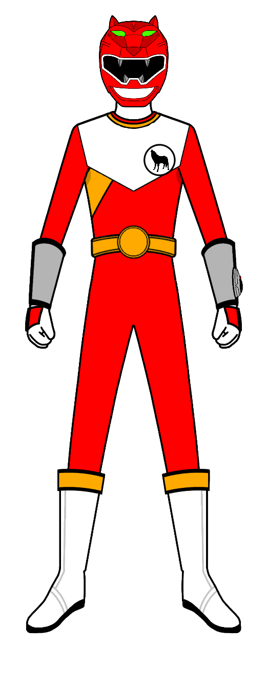 Power Rangers Animal Fury - Red Wolf Ranger by craz3-back on DeviantArt